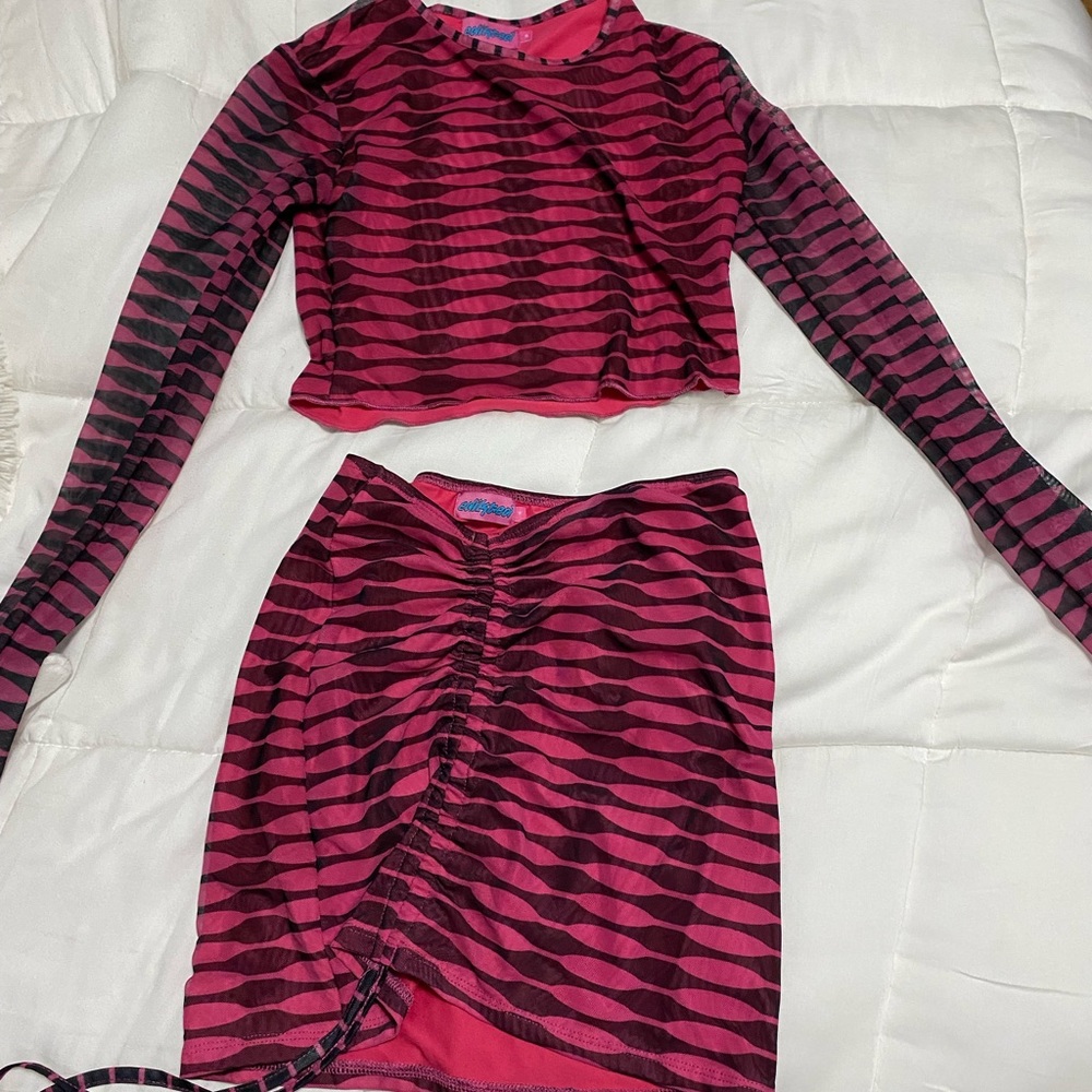 Edikted set! Skirt and top both size medium